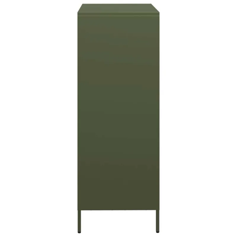 Highboard Olive Green 39x35x103,5 cm Plienas