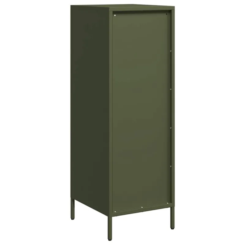 Highboard Olive Green 39x35x103,5 cm Plienas