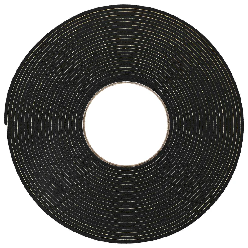 Savigautinė putų juosta 10 pcs Juoda 10mm x 10m CR putplastis