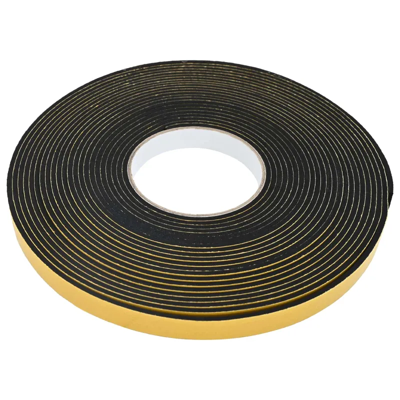 Savigautinė putų juosta 10 pcs Juoda 15mm x 10m CR putplastis