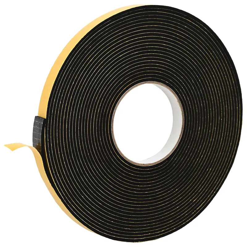 Savigautinė putų juosta 2 pcs Juoda 20mm x 10m CR putplastis