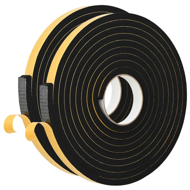 Savigautinė putų juosta 2 pcs Juoda 20mm x 5m CR putplastis