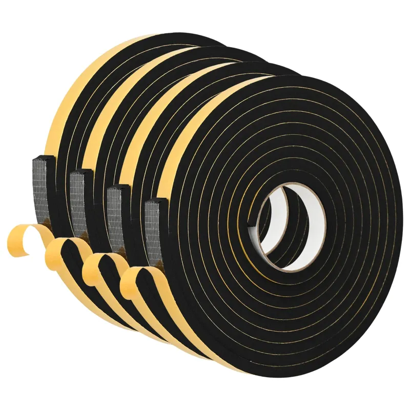 Savigautinė putų juosta 4 pcs Juoda 20mm x 5m CR putplastis