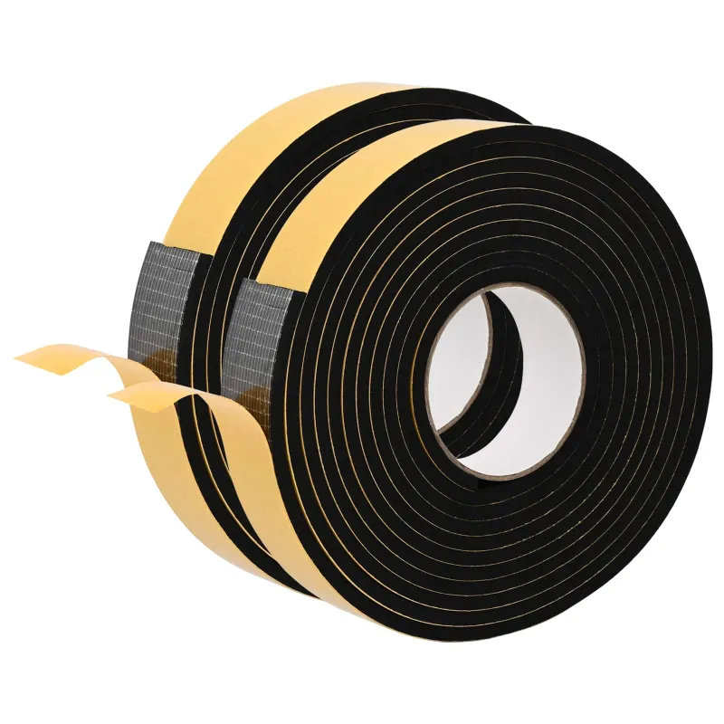 Savigautinė putų juosta 2 pcs Juoda 40mm x 5m CR putplastis