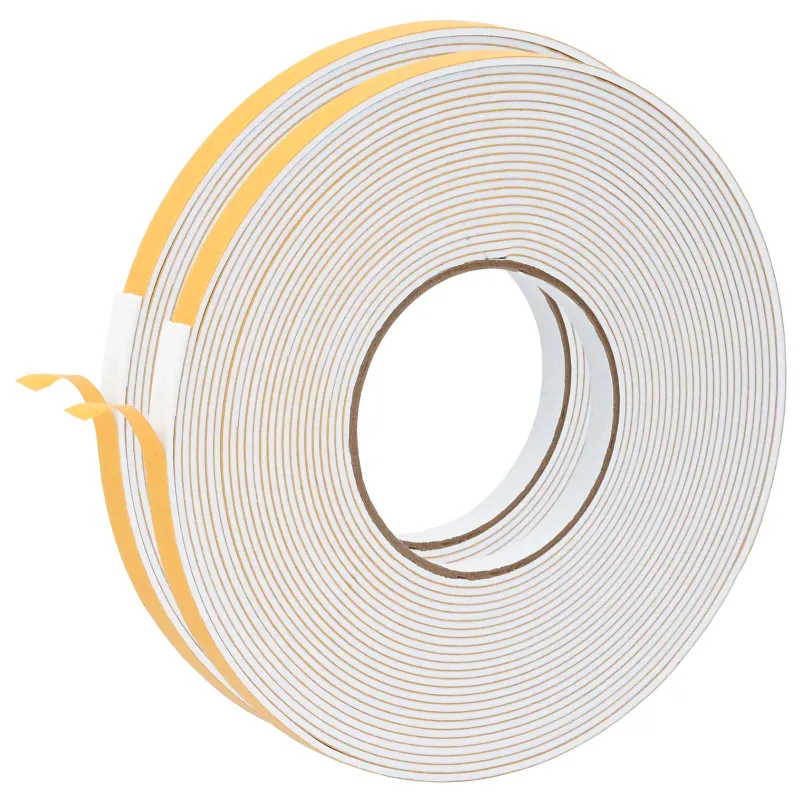Savigautinė putų juosta 2 pcs Balta 10mm x 10m CR putplastis