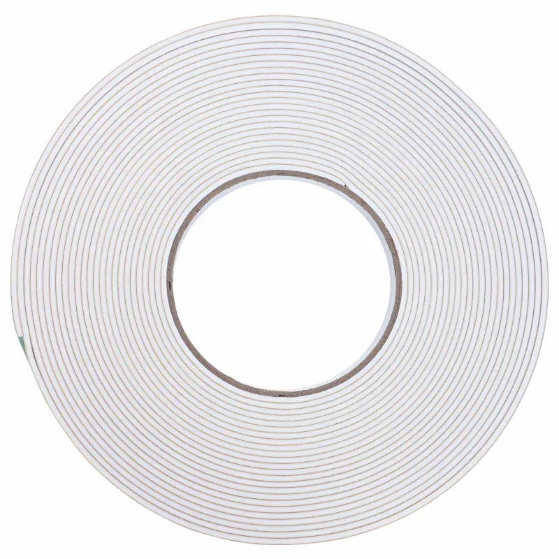 Savigautinė putų juosta Balta 10mm x 10m CR putplastis