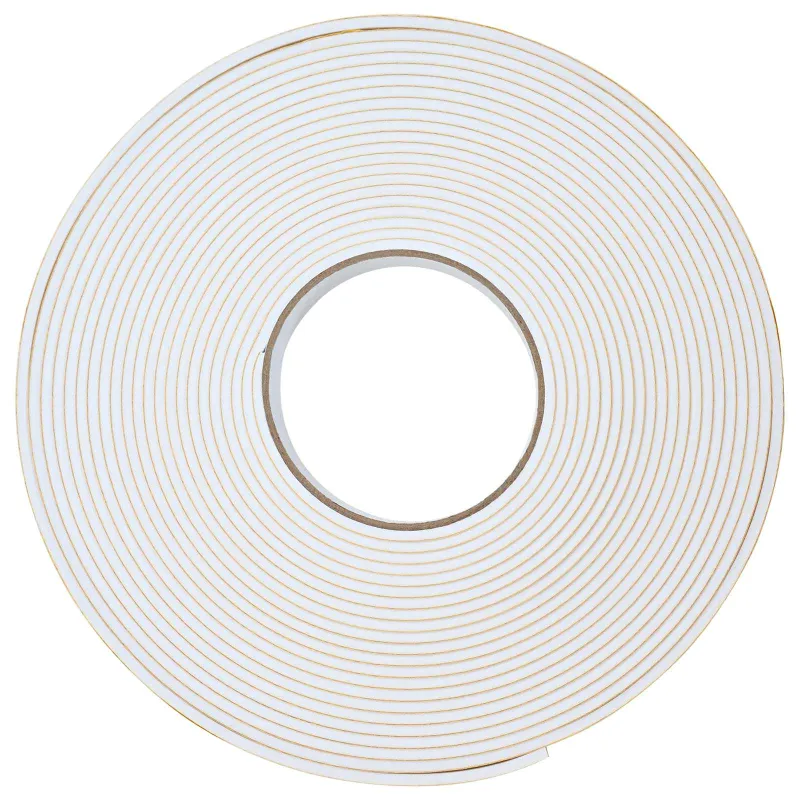 Savigautinė putų juosta Balta 15mm x 10m CR putplastis
