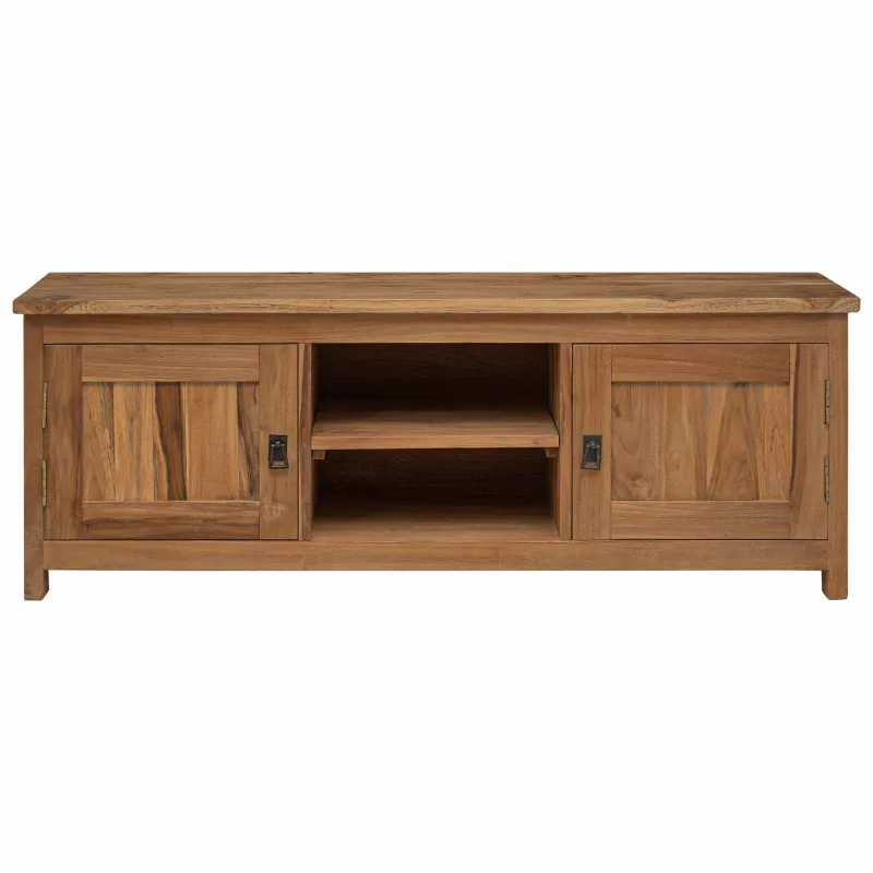 TV spintelė 110 x 30 x 40 cm Natūrali Kieto teka medžio