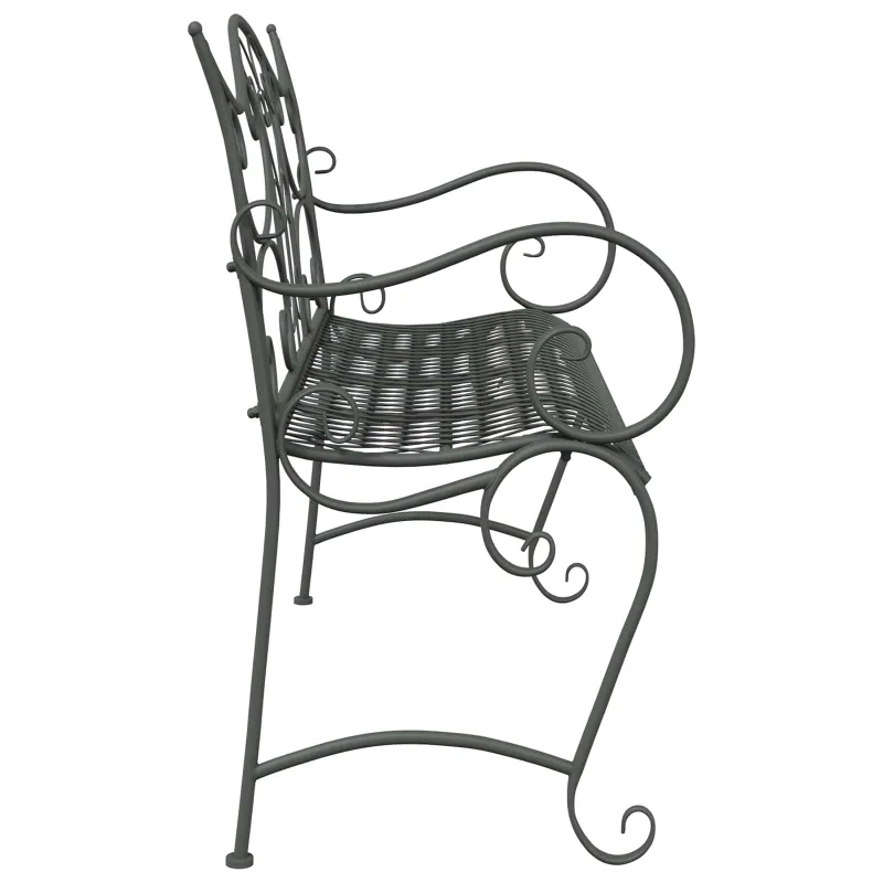 Sodo suolas 2-Vietų skaičius 114 x 56,5 x 90 cm Plienas
