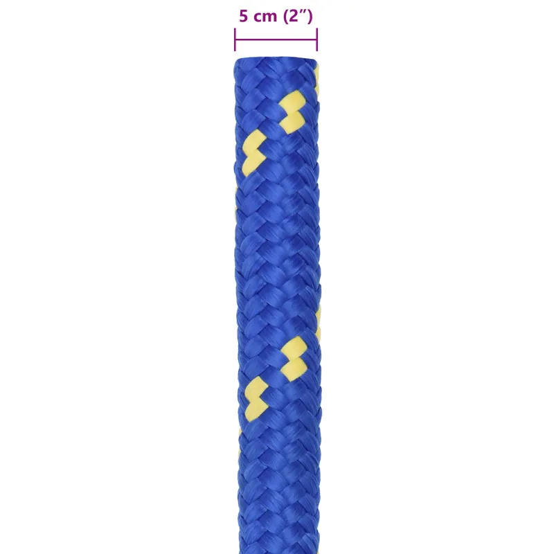 Laivo virvė 10 m 5 Mėlyna PP