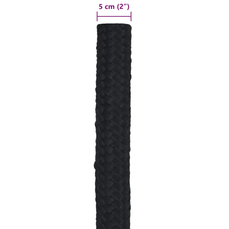 Laivo virvė 5 m 5 Juoda PP