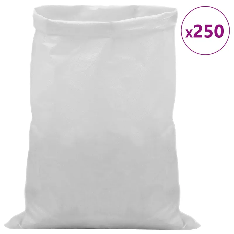 Audiniai maišai 250 pcs Balta 30 x 45 cm PP