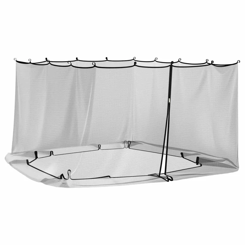 Uodų tinklelį pavėsinei 220 tinklas Juoda 3,6 x 3 x 2 m