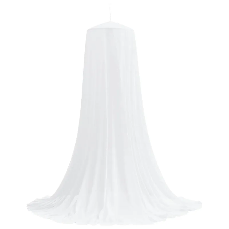 Uodų tinklas lovai 3 pcs 156 akies Balta Ø56 x 220 cm