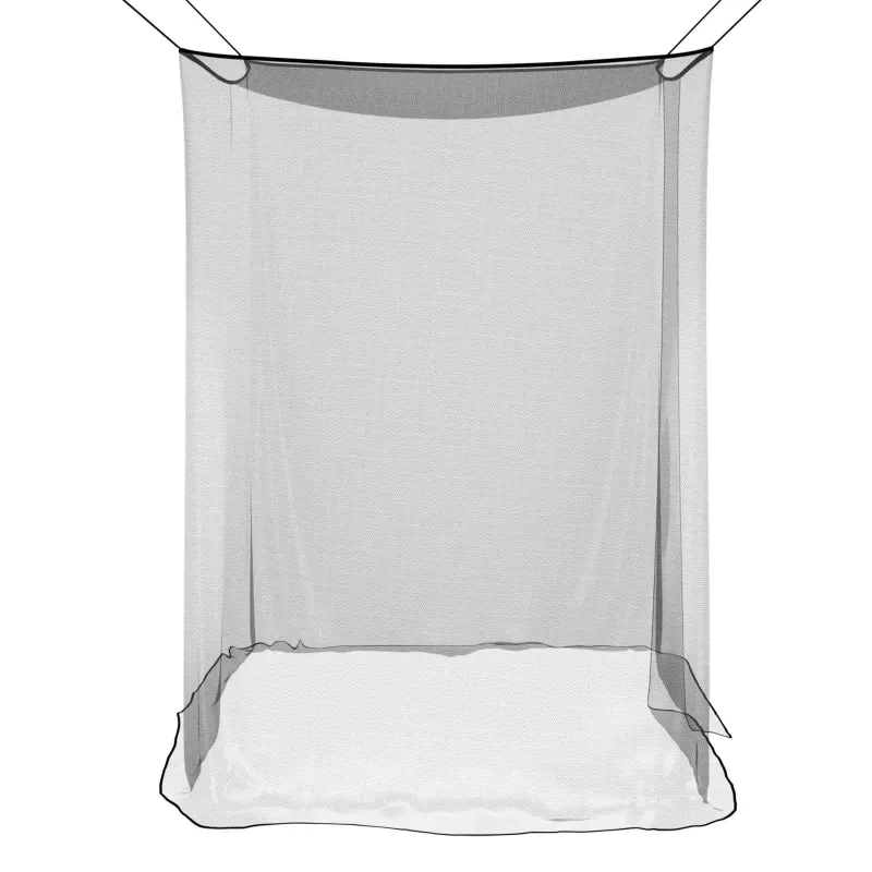 Moskito tinklas lovai 156 akies Juoda 220 x 100 x 150 cm