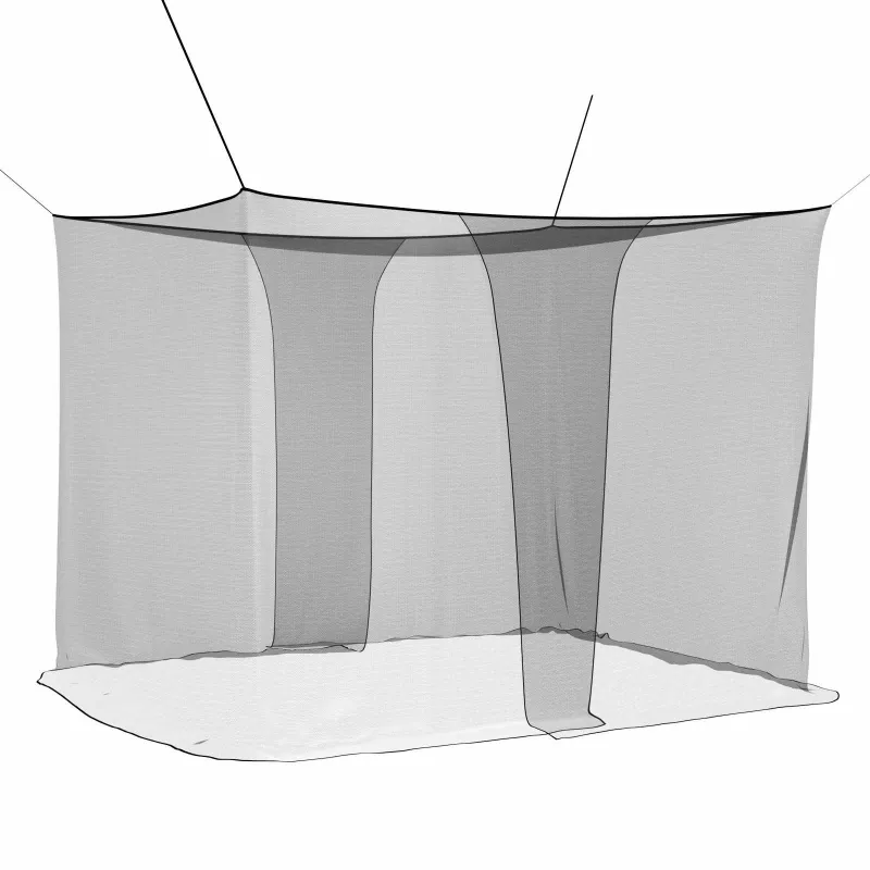 Moskito tinklas lovai 156 akies Juoda 220 x 150 x 180 cm