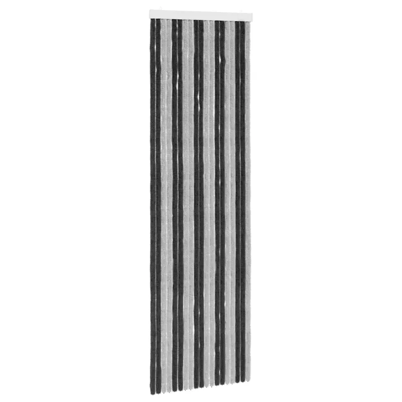 Vabzdžių Užuolaida iš Chenille Pilka ir juoda 56 x 185 cm