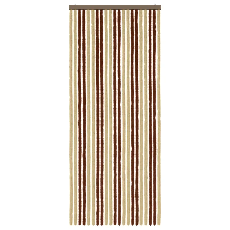 Vabzdžių Užuolaida iš Chenille Ruda ir beigė 90 x 220 cm