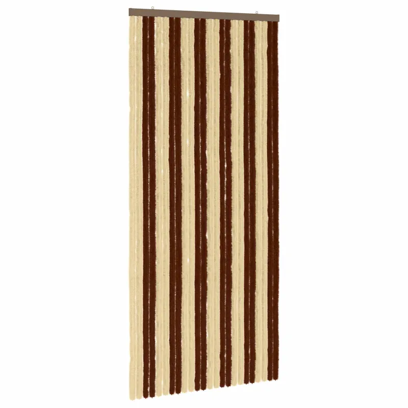 Vabzdžių Užuolaida iš Chenille Ruda ir beigė 100 x 220 cm
