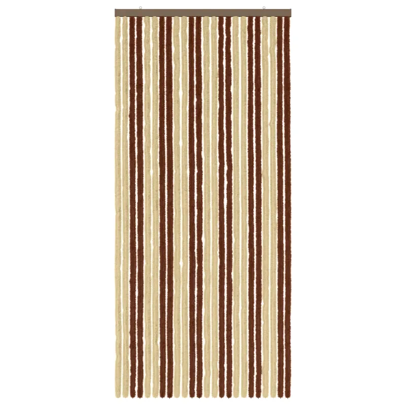 Vabzdžių Užuolaida iš Chenille Ruda ir beigė 100 x 220 cm