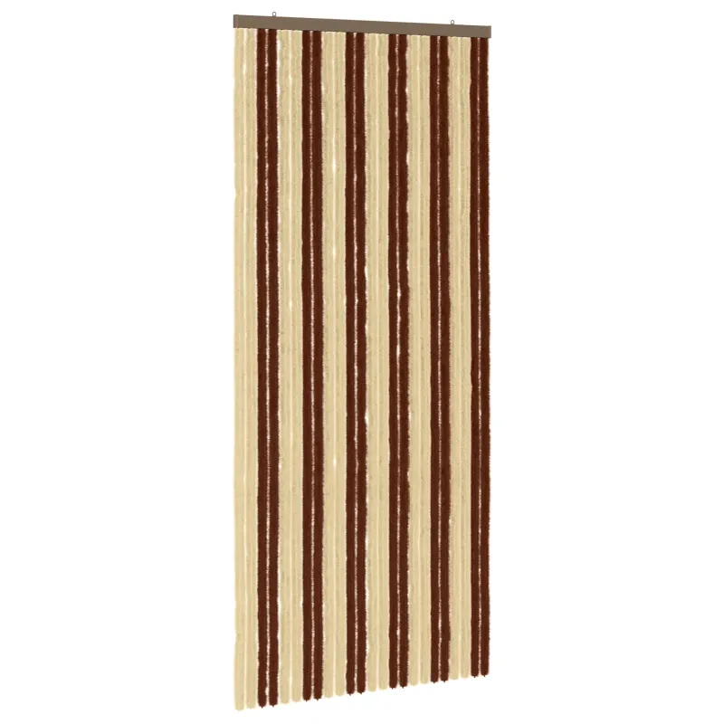 Vabzdžių Užuolaida iš Chenille Ruda ir beigė 100 x 230 cm