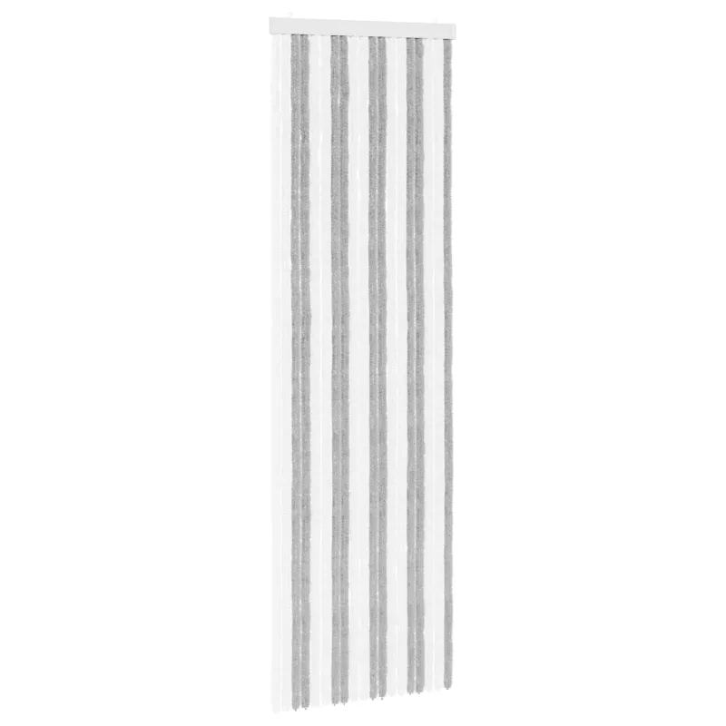 Vabzdžių Užuolaida iš Chenille Pilka ir balta 56 x 185 cm