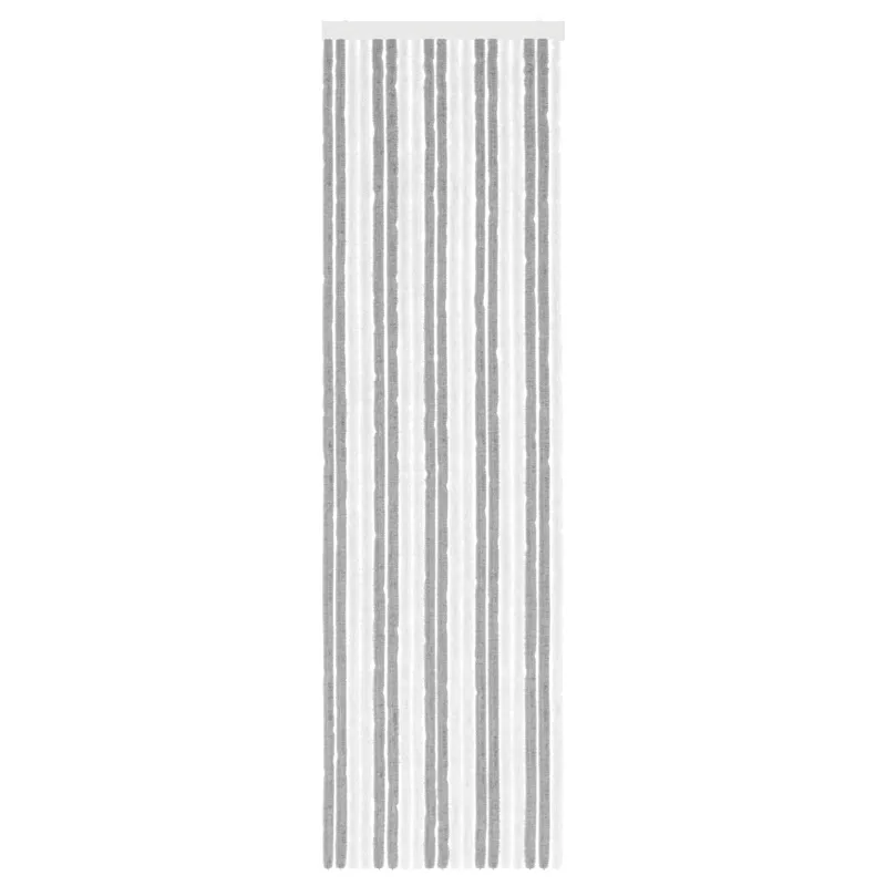 Vabzdžių Užuolaida iš Chenille Pilka ir balta 56 x 200 cm