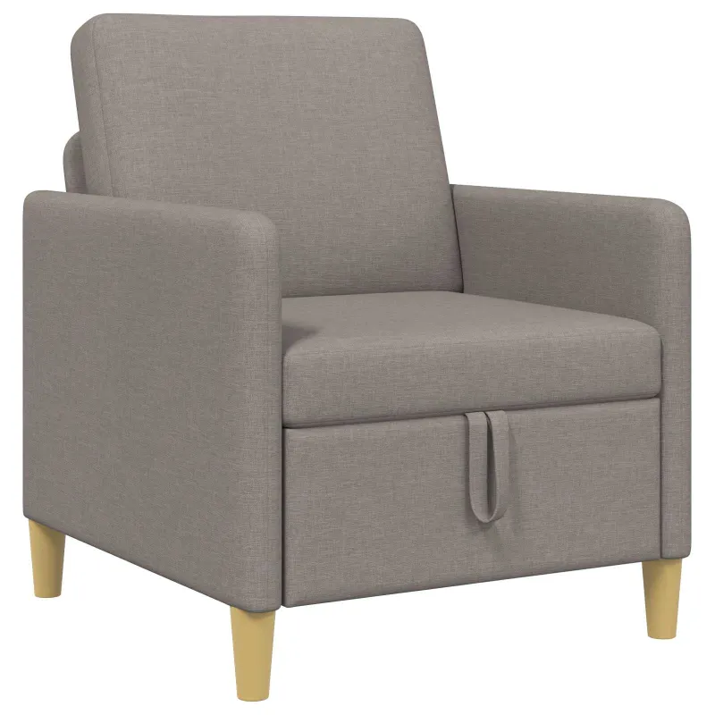Sofa su saugojimo vieta Taupe 72 x 78 x 87 cm Poliesteris