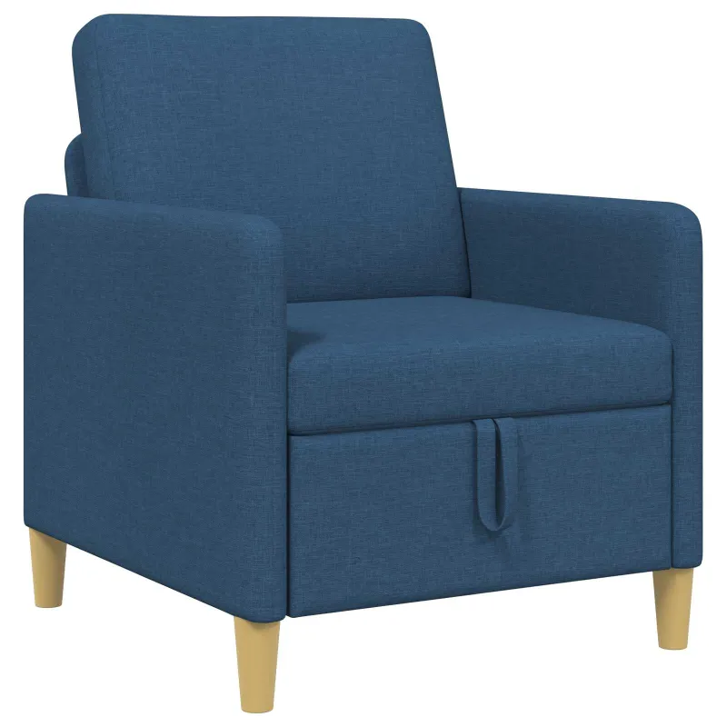 Sofa su saugojimo vieta Mėlyna 72 x 78 x 87 cm Poliesteris