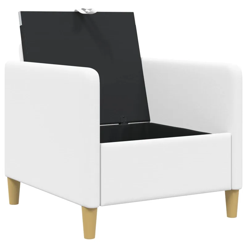 Sofa su saugojimo vieta Balta 72 x 78 x 87 cm Poliesteris