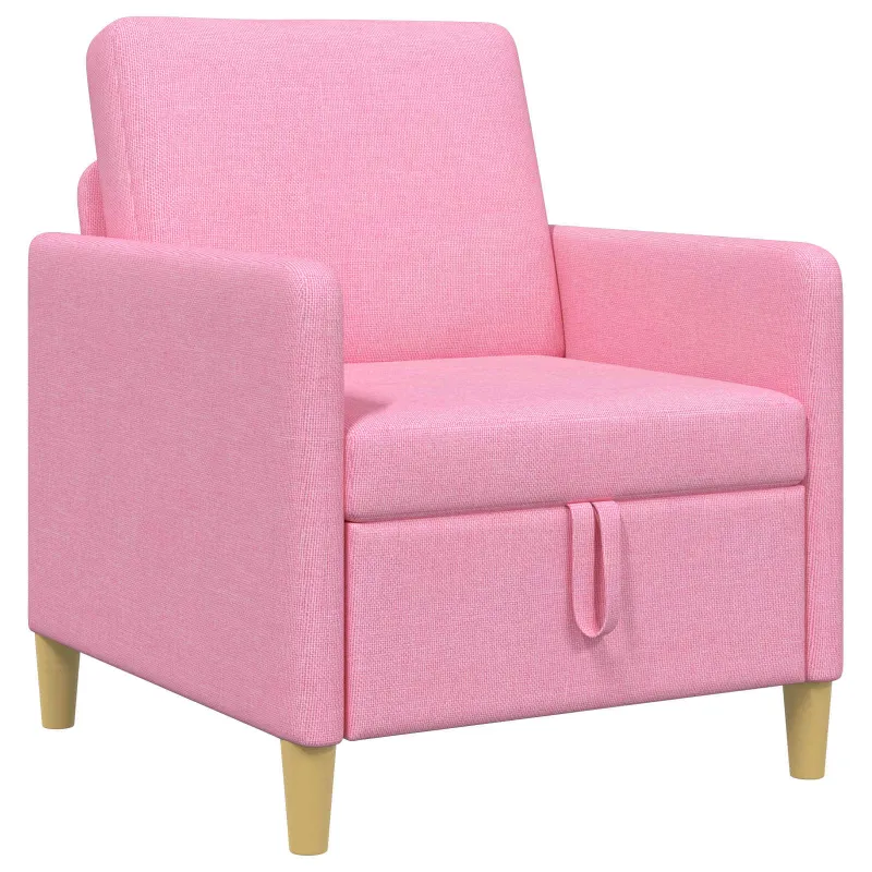 Sofa su saugojimo vieta Rožinė 72 x 78 x 87 cm Poliesteris