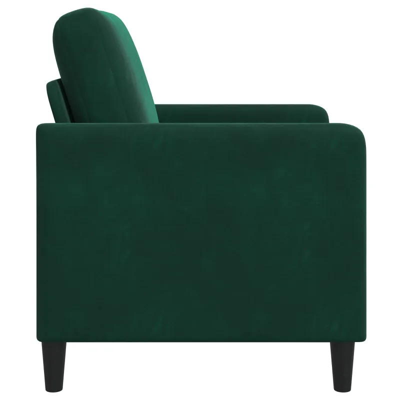 Sofa su saugojimo vieta Tamsiai žalia 72 x 78 x 87 cm