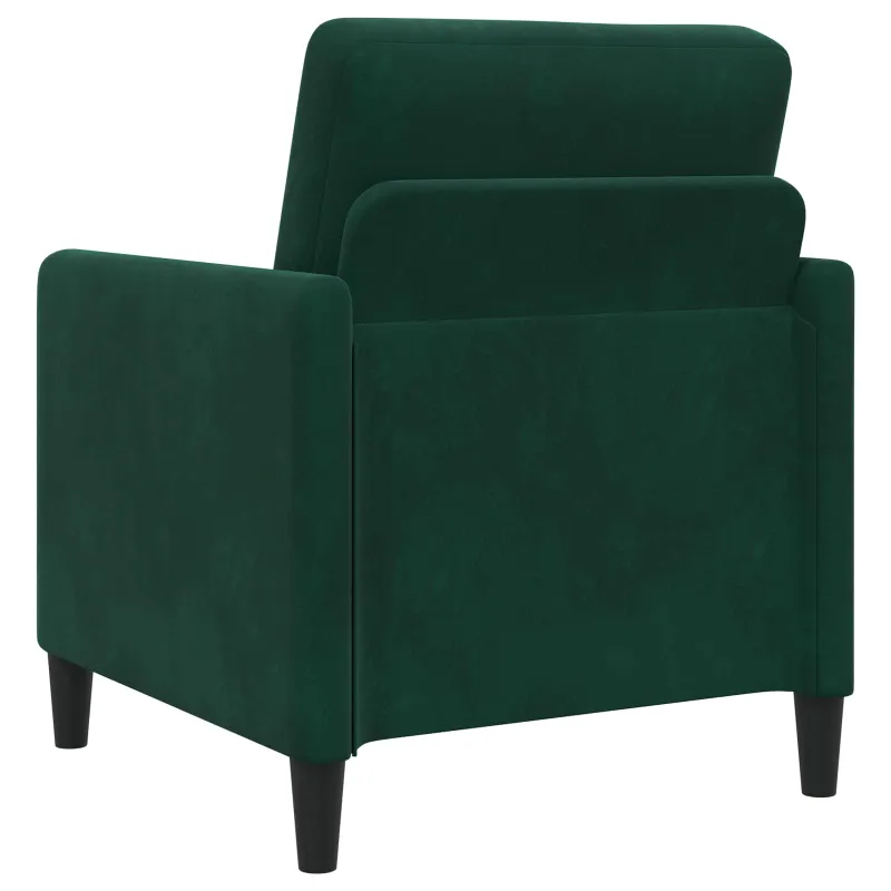 Sofa su saugojimo vieta Tamsiai žalia 72 x 78 x 87 cm
