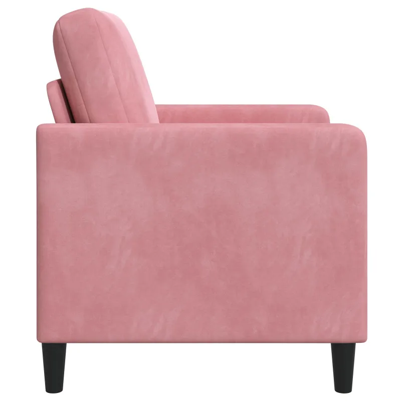 Sofa su saugojimo vieta Rožinė 72 x 78 x 87 cm Poliesteris