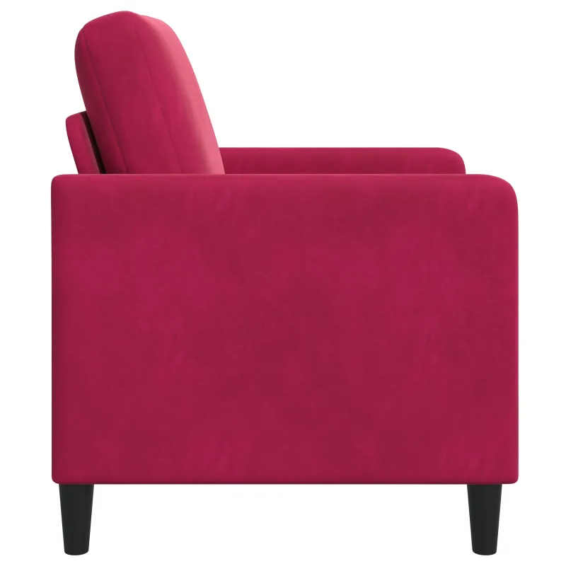 Sofa su saugojimo vieta Vyno raudona 72 x 78 x 87 cm