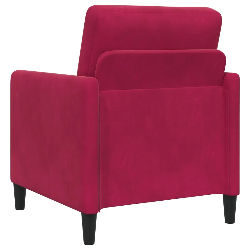 Sofa su saugojimo vieta Vyno raudona 72 x 78 x 87 cm