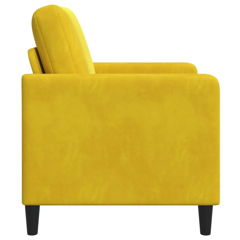 Sofa su saugojimo vieta Geltona 72 x 78 x 87 cm Poliesteris