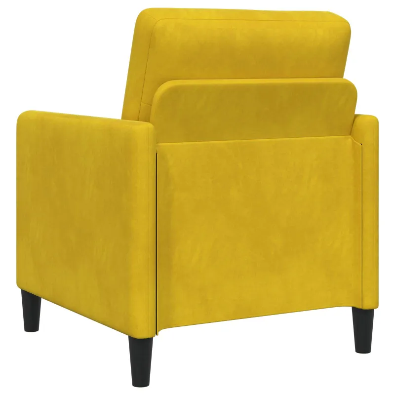 Sofa su saugojimo vieta Geltona 72 x 78 x 87 cm Poliesteris