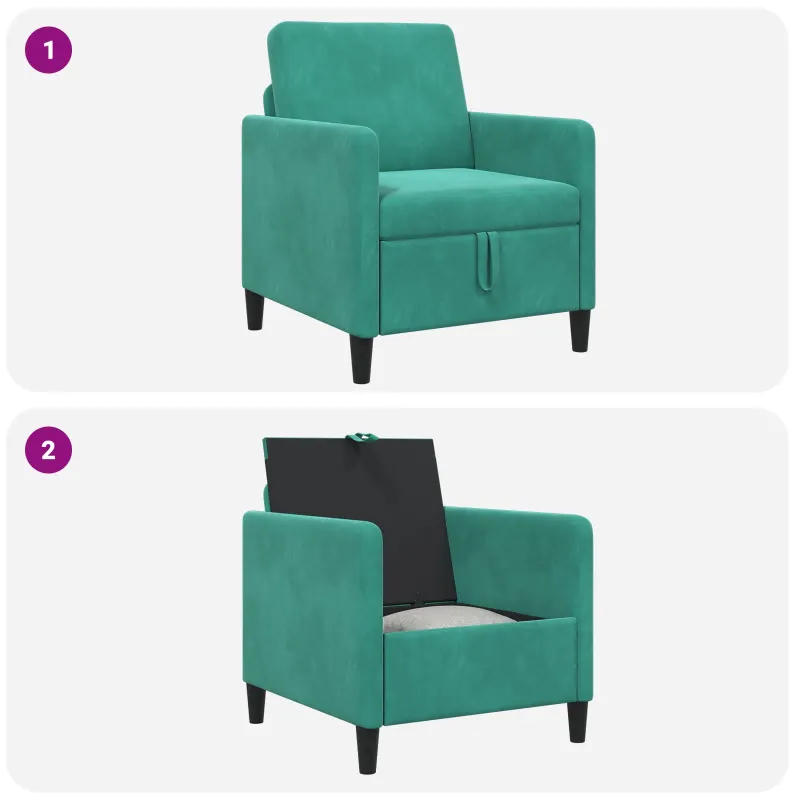 Sofa su saugojimo vieta Turkio 72 x 78 x 87 cm Poliesteris
