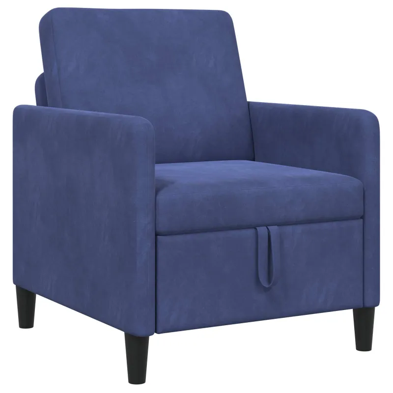 Sofa su saugojimo vieta Policijos mėlyna 72 x 78 x 87 cm