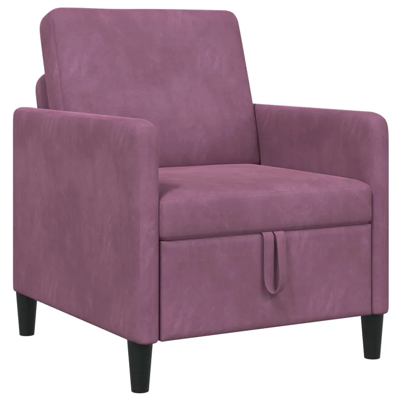 Sofa su saugojimo vieta Violetinė 72 x 78 x 87 cm Poliesteris