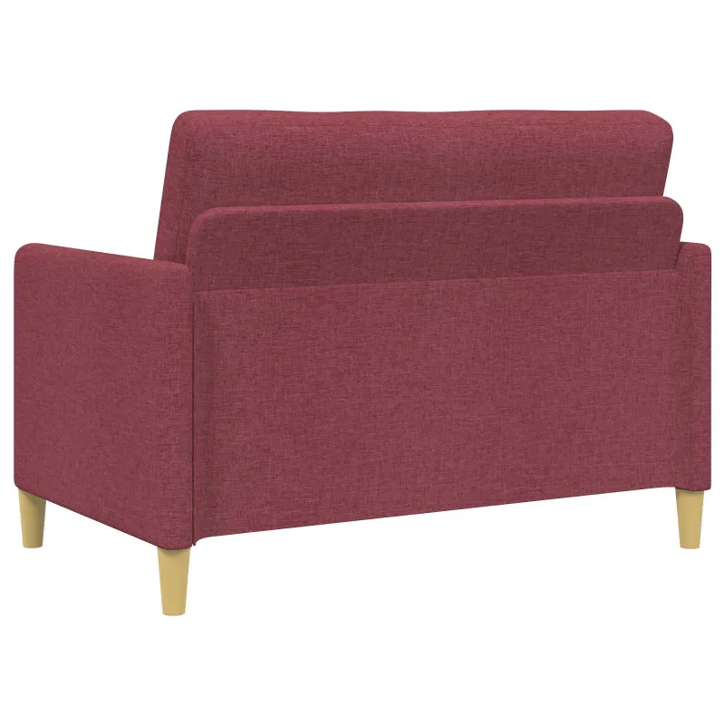 Sofa su saugojimo vieta Vyno raudona 122 x 78 x 87 cm