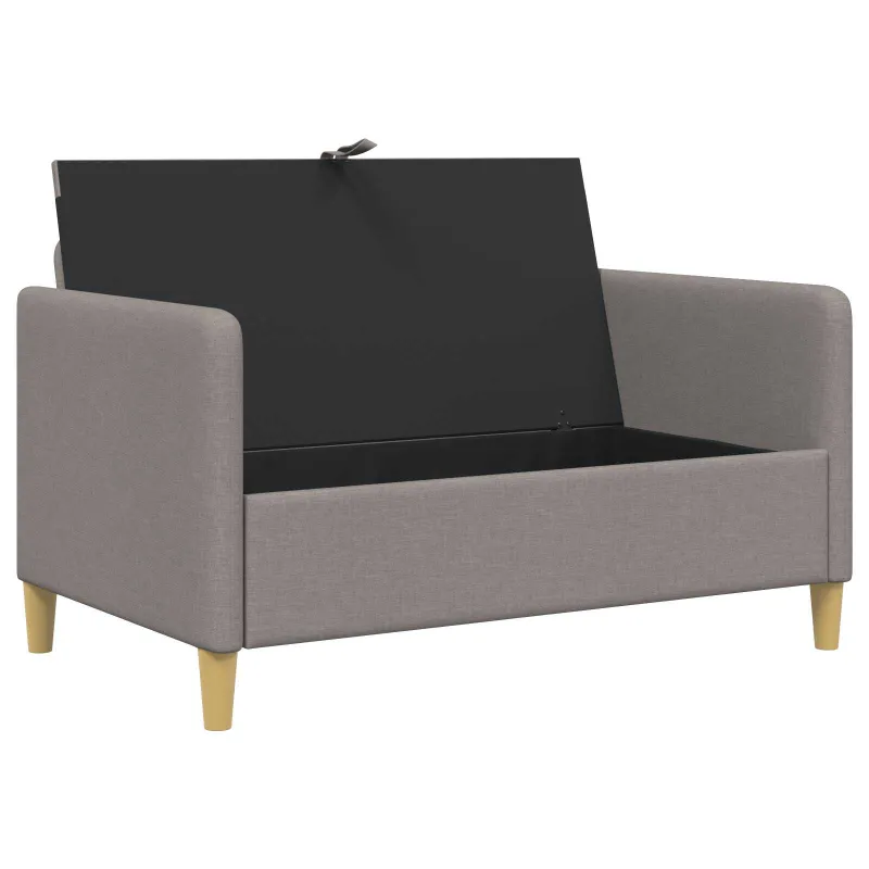 Sofa su saugojimo vieta Taupe 122 x 78 x 87 cm Poliesteris