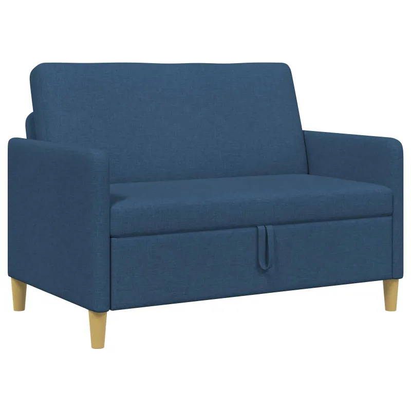 Sofa su saugojimo vieta Mėlyna 122 x 78 x 87 cm Poliesteris