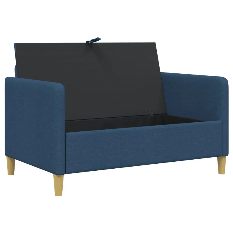Sofa su saugojimo vieta Mėlyna 122 x 78 x 87 cm Poliesteris