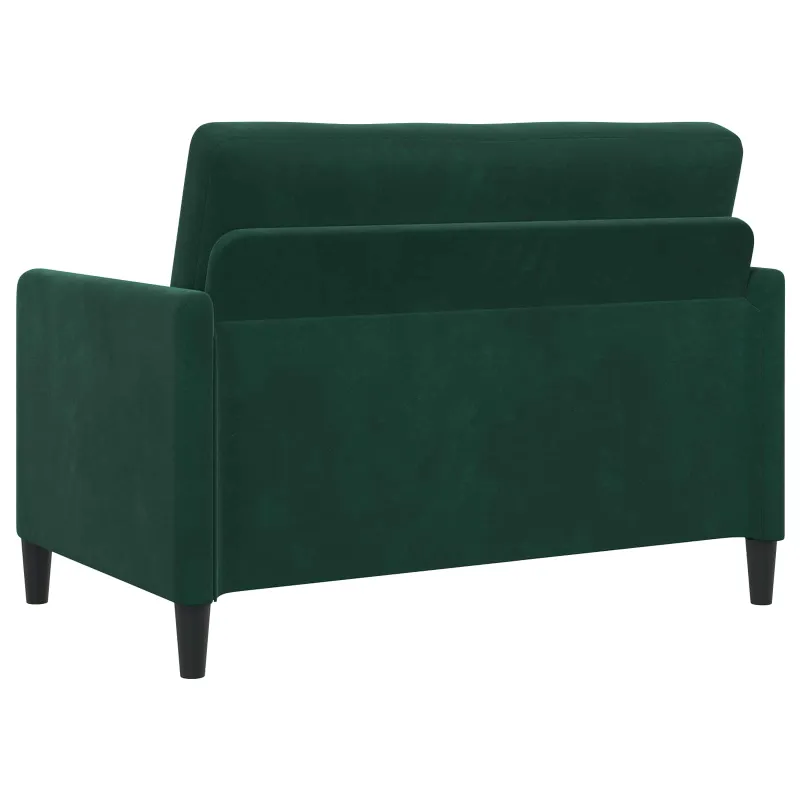 Sofa su saugojimo vieta Tamsiai žalia 122 x 78 x 87 cm