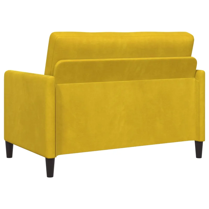 Sofa su saugojimo vieta Geltona 122 x 78 x 87 cm Poliesteris