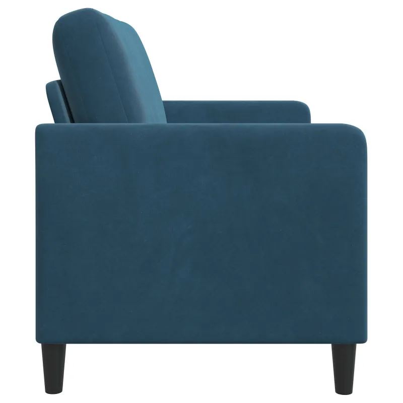 Sofa su saugojimo vieta Mėlyna 122 x 78 x 87 cm Poliesteris