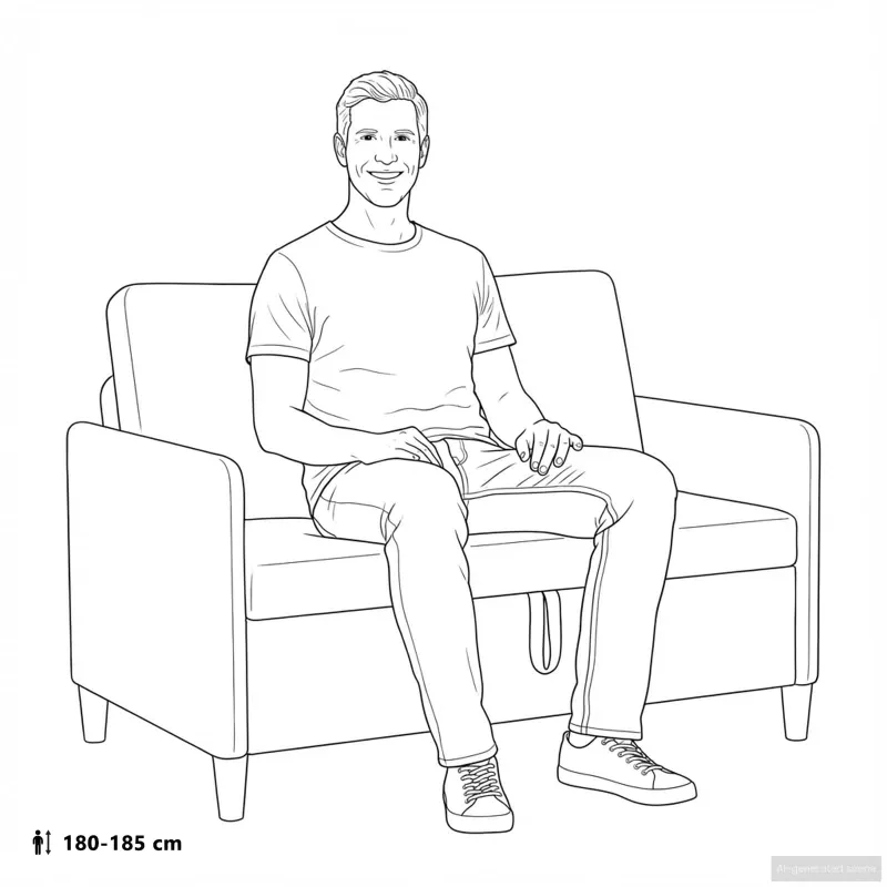 Sofa su saugojimo vieta Mėlyna 122 x 78 x 87 cm Poliesteris