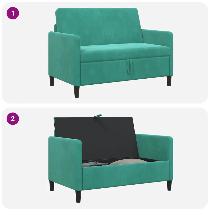 Sofa su saugojimo vieta Turkio 122 x 78 x 87 cm Poliesteris